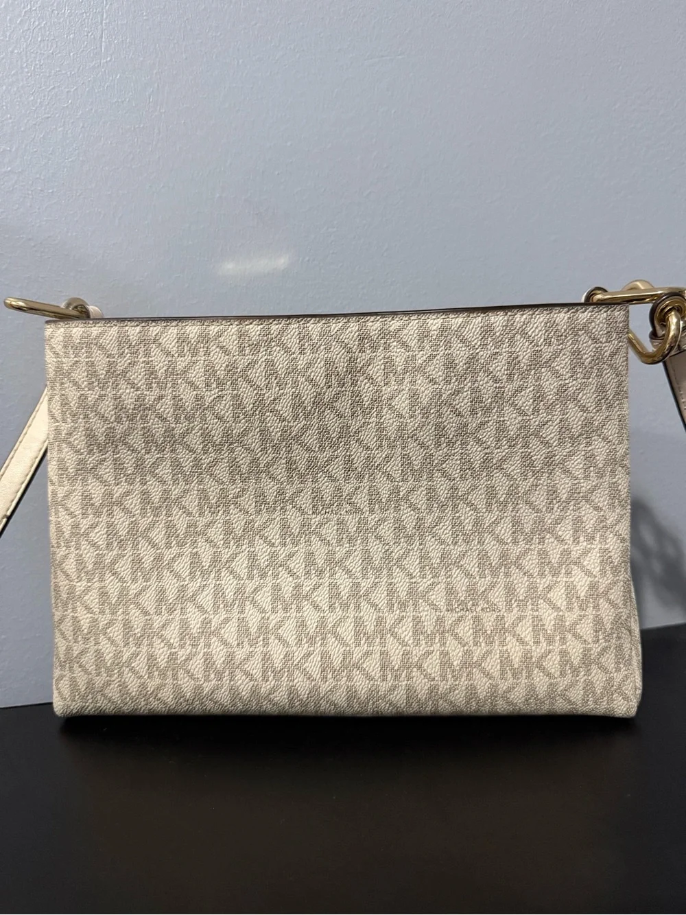 Michael Kors Cream Signature Crossbody Bag